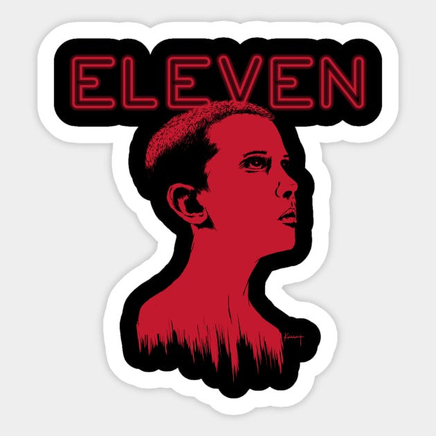 Eleven Sticker by kelleychance